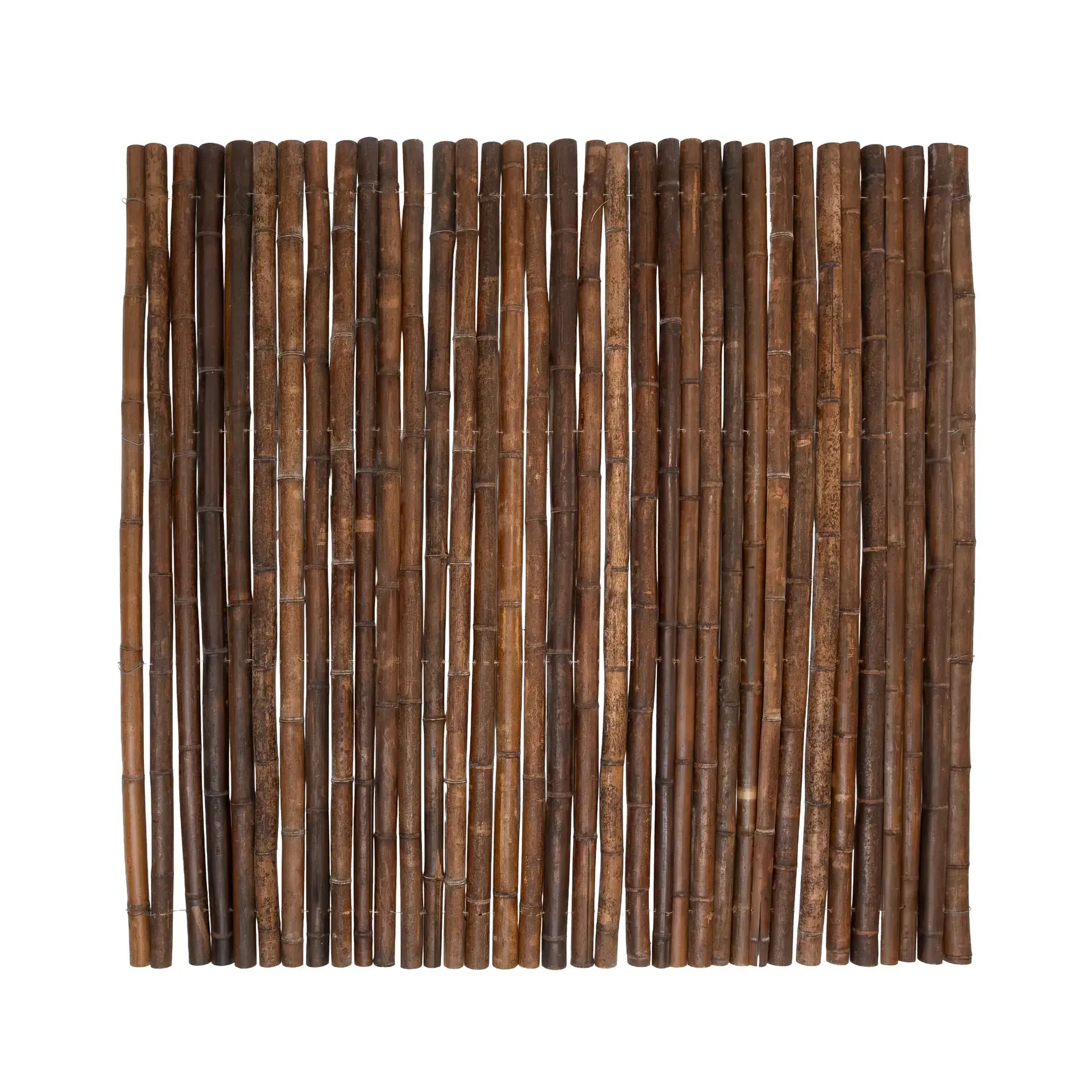 Bamboemat zwart 50-60 mm - 200 x 180 cm
