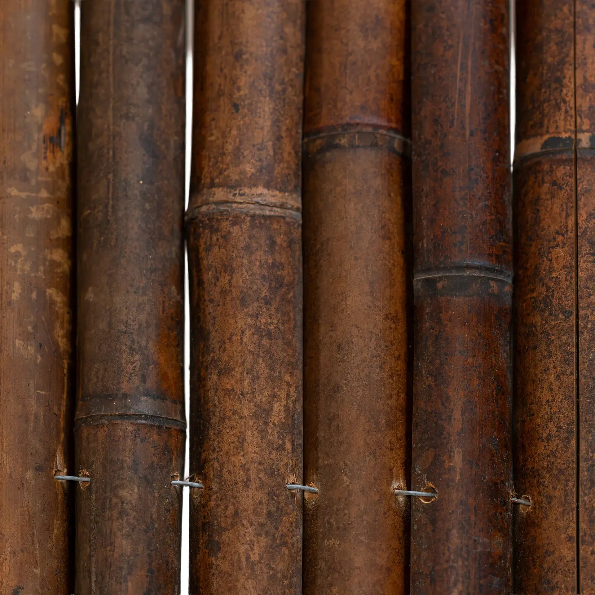 Bamboemat zwart 50-60 mm - 180 x 180 cm